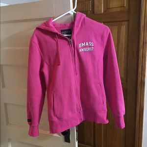 Umass Amherst hooded winter sweater